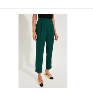 Elegant Green Women's Pants